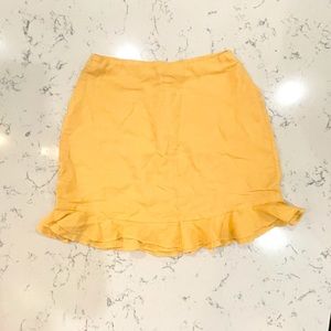 Revolve Privacy Please Stella Ruffle Skirt XXS